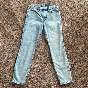 Good American skinny jeans, size 8.